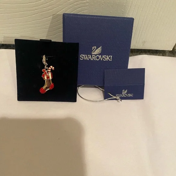 Swarovski Christmas Stocking Charm - Picture 2 of 8